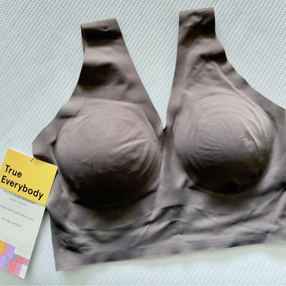 True & Co. Seamless Bra - Gray